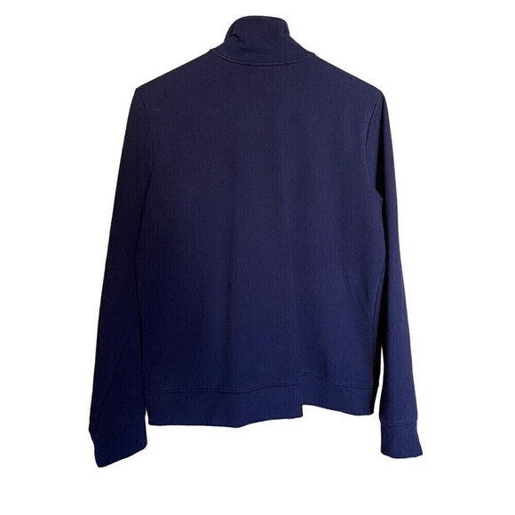LAUREN RALPH LAUREN Active Jacket Coat Blue Gold Crest Zip Up Top Size Large - Picture 4 of 10